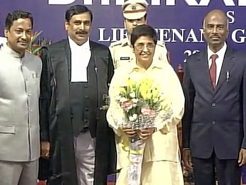 Former IPS officer Kiran Bedi today assumed charge as the 23rd Lieutenant Governor of Puducherry. ANI