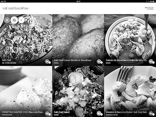 A screenshot of the Yummly app. INYT