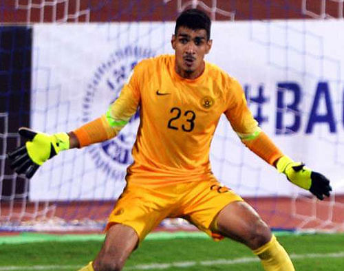 The 24-year-old Indian kept a clean sheet in his first Tippeligaen (Norwegian Premier League) start for Stabaek FC, helping them claim a dominant 5-0 triumph over IK Start in an away league match last night. Photo courtesy: Twitter