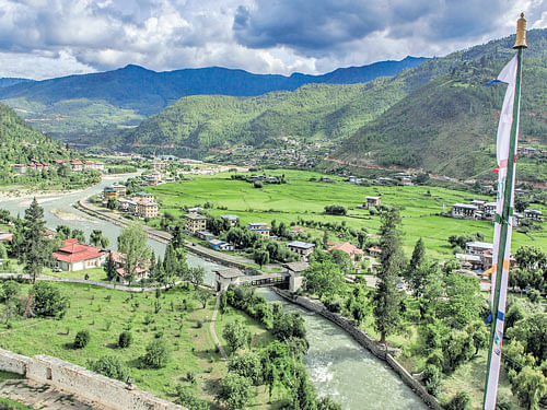 affected In spite of being a carbon-neutral country, Bhutan is vulnerable to climate change.