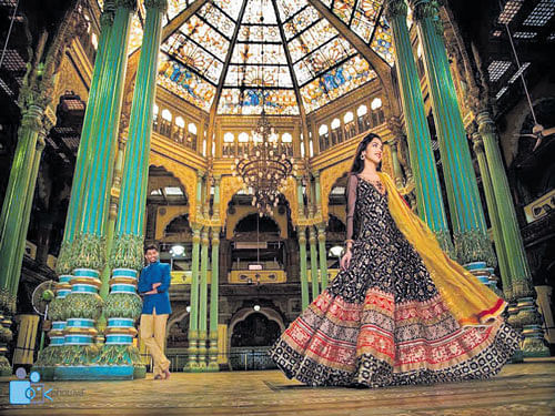 A Hyderabad-based photographer had recently conducted a pre-wedding photo-shoot of B N Aditya and Navyatha at the Mysuru Palace.