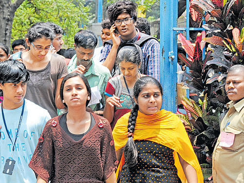 Students also began to panic as Tuesday was the last date to apply for scanned copies. DH File Photo for representation.