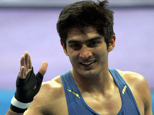 AIBA's decision brought the focus on Olympic medallist Vijender, who turned professional last year. The 30-year-old, a former amateur world No.1 in middleweight, is enjoying an unbeaten run in his pro career and is scheduled to fight for the WBO Asia title belt on July 16 in the national capital. PTI FIle Photo