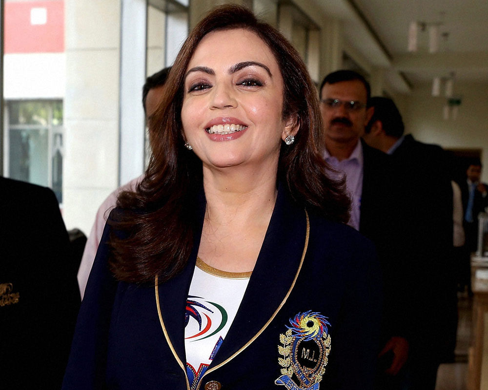 Ambani is the first Indian woman to be nominated to the IOC. PTI File Photo.