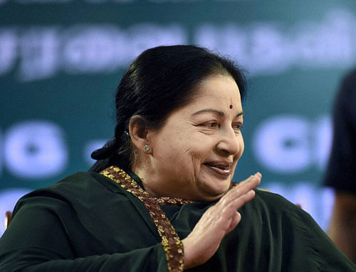 Announcing new district secretaries, the AIADMK general secretary and Tamil Nadu chief minister J Jayalalithaa also dissolved the party's disciplinary action committee and petition committee. PTI FIle Photo