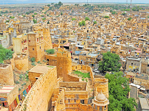 A cityscape of Jaisalmer.