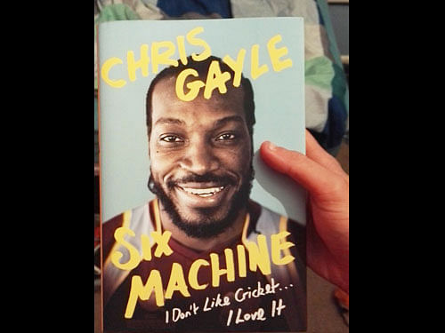 Chris Gayle's autobiography 'Six Machine'.