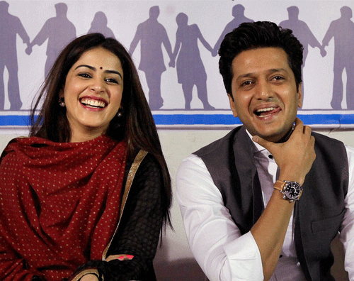 The pair, who are already proud parents to one-year-old Riaan Riteish Deshmukh, took to twitter to reveal the new moniker. PTI File Photo