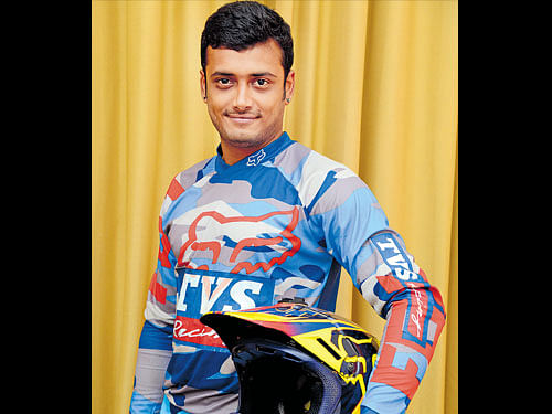 Off-roadmotorcycle racer K P Aravind has done the country proud with his numerous achievements. His career in the world of racing took off after he won the 'Raymond Classic Race' in 2004. Later that year, he took part in the 'Dirt Track National Championship' and dominated four out of five classes that he participated in. He has to his credit over 15 national championship titles. Aravind's most recent national title came in 2015 at 'Raid de Himalaya' in the Motor Quad Xtreme category. He has also been selected to represent  'Sherco-TVS Rally Factory' team at Dakar Rally 2017.