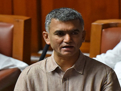 Minister of State for Agriculture Krishna Byre Gowda. DH file Photo