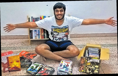 ARDENT&#8200;FAN People, like Utkarsh Bansal (above), have an undying love for comics.