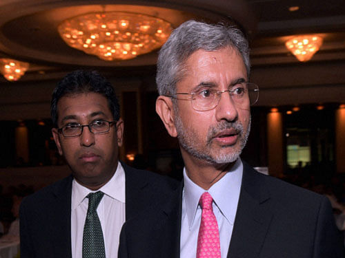 Indian diplomats, led by Foreign Secretary S Jaishankar, are here to lobby, although they are not the participants at the plenary in the absence of India's membership. PTI File Photo.