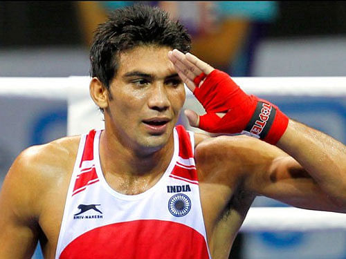 Manoj, also a former Asian Championships bronze-medallist, had competed in the 2012 London Games as well and had lost in the quarterfinals. Image courtesy Twitter.