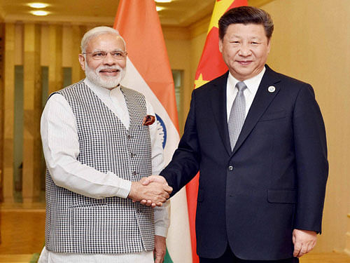 PM Modi and President of China Xi Jinping. PTI file photo