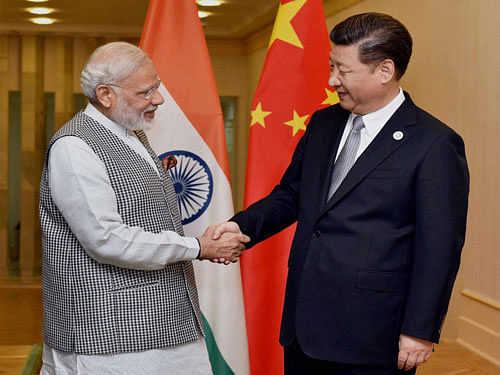 Prime Minister Narendra Modi met Chinese President Xi Jinping. PTI file photo