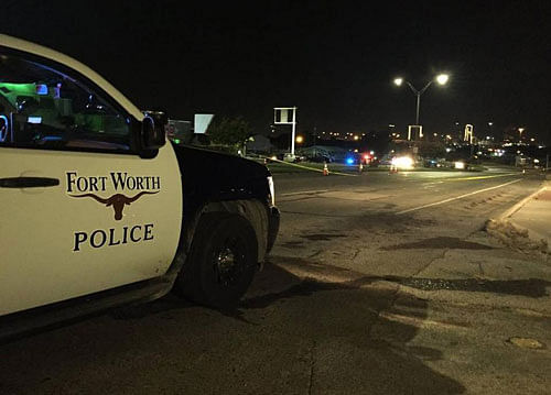 Officers found one victim dead outside Studio 74 in Fort Worth, and several people were transported to hospitals one of whom died from his injuries. Photo courtesy: Twitter
