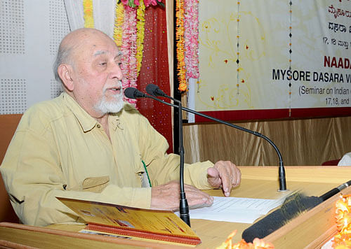 Noted scientist and Atomic Energy Commission (AEC) member M R Srinivasan. DH file photo