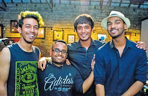 Original (From left) Ankur Das, Suyash Guppa, Nitin Hugar and Soyam Dean.