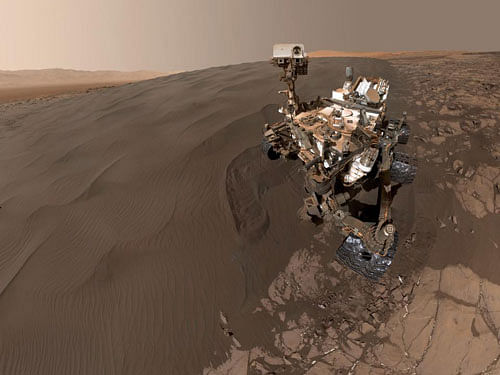 Curiosity observed manganese oxides in Mars rocks, which could indicate that higher levels of atmospheric oxygen once existed on our neighbouring planet, NASA researchers said.  photo credit:NASA