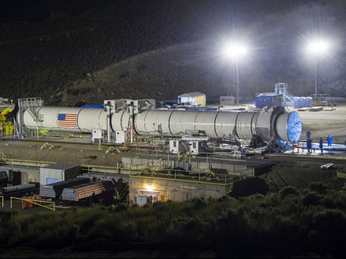 Watch: NASA tests booster for most powerful rocket for space mission