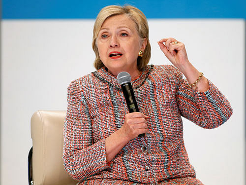 Clinton announced her intent to create a USD 25 billion Infrastructure Bank that will create a new competitive grant program to give cities, regions, and states incentives to create a 'model digital community.' Reuters Photo.