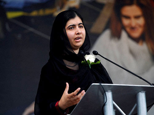 The 18-year-old Pakistani teenager who survived a shot to the head by the Taliban had relived the incident and her life in the Swat Valley in 'I am Malala', co-written with 'Sunday Times' journalist Christina Lamb. AP/ PTI