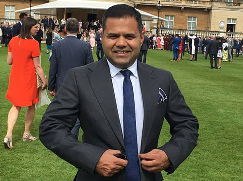 39-year-old self-made millionaire Rajesh Agarwal grew up in humble surroundings in India and went on to London to set up foreign exchange giant RationalFX. Photo courtesy: @RajeshAgrawalUK/Twitter