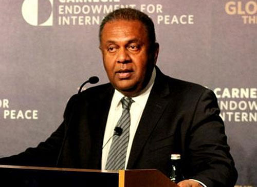 Samaraweera also assured a fair trial for victims of rights abuses. Image courtesy: Twitter