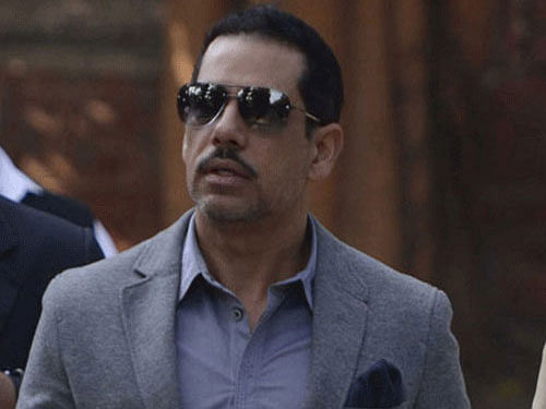 Vadra has recently been issued a notice by the Enforcement Directorate (ED) for his alleged involvement in a land scam in Bikaner. PTI File photo.