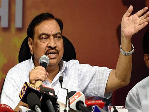 The Fadnavis government had ordered a judicial probe into the allegations, which Khadse had stoutly refuted as baseless. PTI File photo.