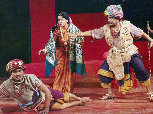 A scene from the play Taledanda.