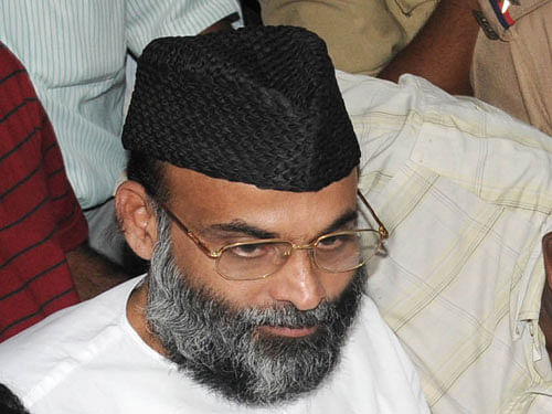 Jailed PDP leader Abdul Nazir Maudany. DH file photo