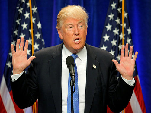 Presumptive Republican presidential nominee Donald Trump. Reuters file photo