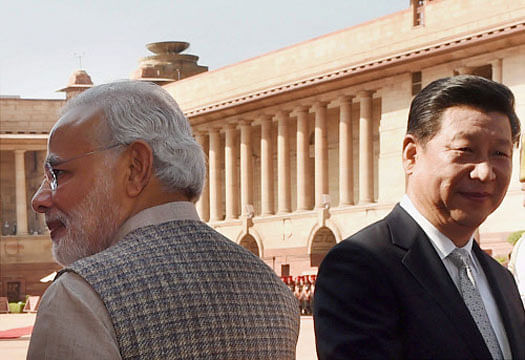 PM Modi and Chinese President Xi Jinping. PTI file photo