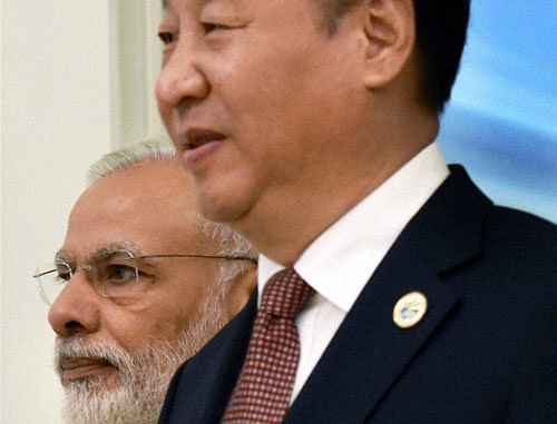 PM Modi and Chinese President Xi Jinping. PTI file photo