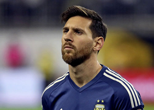 Messi, 29, a five time FIFA World Player winner, was fined 2.09 million euros while his father was fined 1.6 million euros. Reuters file photo