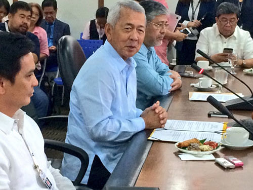 Yasay said President Rodrigo Duterte's administration hoped to quickly begin direct talks with China following Tuesday's verdict, with the negotiations to cover jointly exploiting natural gas reserves and fishing grounds within the Philippines' exclusive economic zone. File Photo