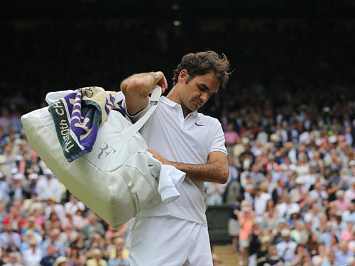 Roger Federer. Courtesy: @Wimbledon