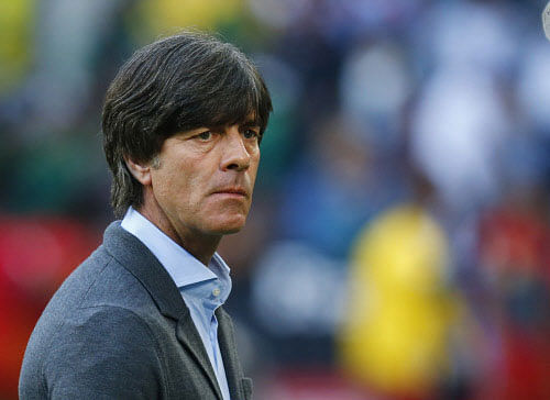 Joachim Loew struggles to hide his disappointment. Reuters file photo