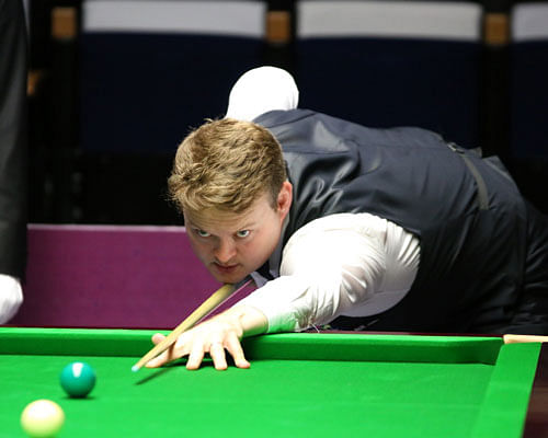 All eyes on him: England's Shaun Murphy became the lowest ranked player ever to win the Snooker World Championship when he beat Matthew Stevens of Wales in 2005 to achieve the feat.