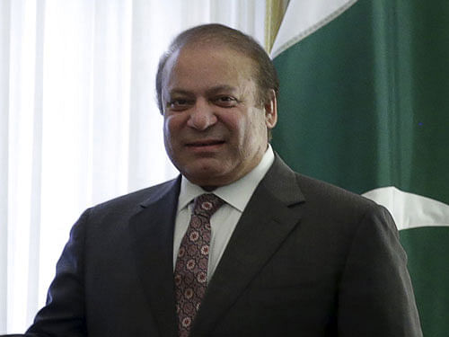 Sharif, who recently returned from London after an open-heart surgery, came out with a late night statement condemning the action of Indian security forces in Kashmir. reuters file photo