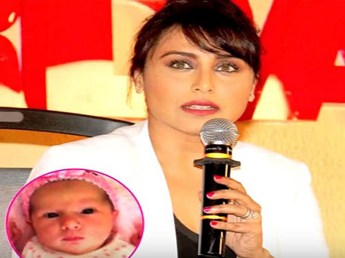 The 38-year-old 'Mardaani' star's spokesperson confirmed that Mukerji never had an Instagram account after photos of a baby girl went viral among her fans, who thought the actress had posted Adira's photos on her account. Screen grab.