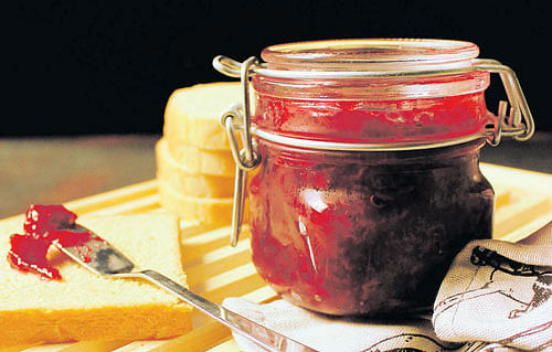 delicious Unusual combinations of jams are coming out these days.