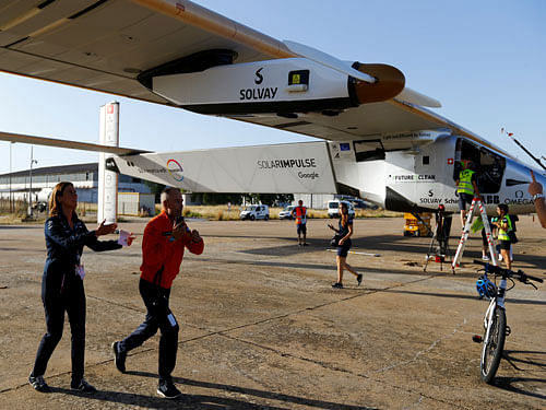 The Solar Impulse 2 plane Reuters file photo
