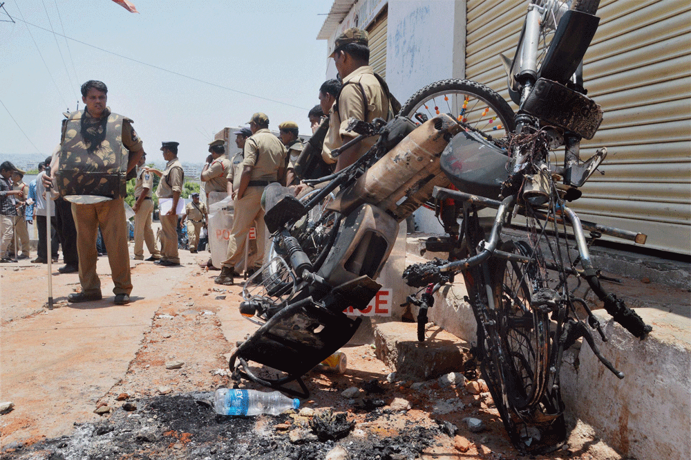 The bomb kept on the bike of Sachin Kumar, parked outside the court premises, exploded after he started the engine, Assistant Superintendent of Police Sushant Saroj said. PTI File Photo for representation.