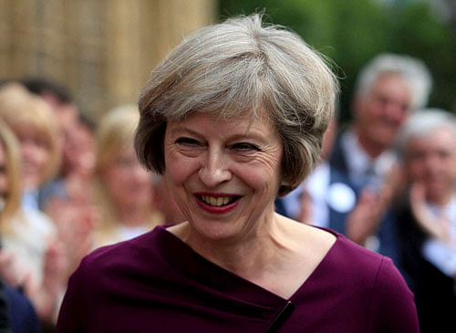 purposeful strides: Britain's new Prime Minister and leader of the Conservative Party Theresa May's biggest challenge and defining task in the new government will be to deliver Brexit. AP/PTI