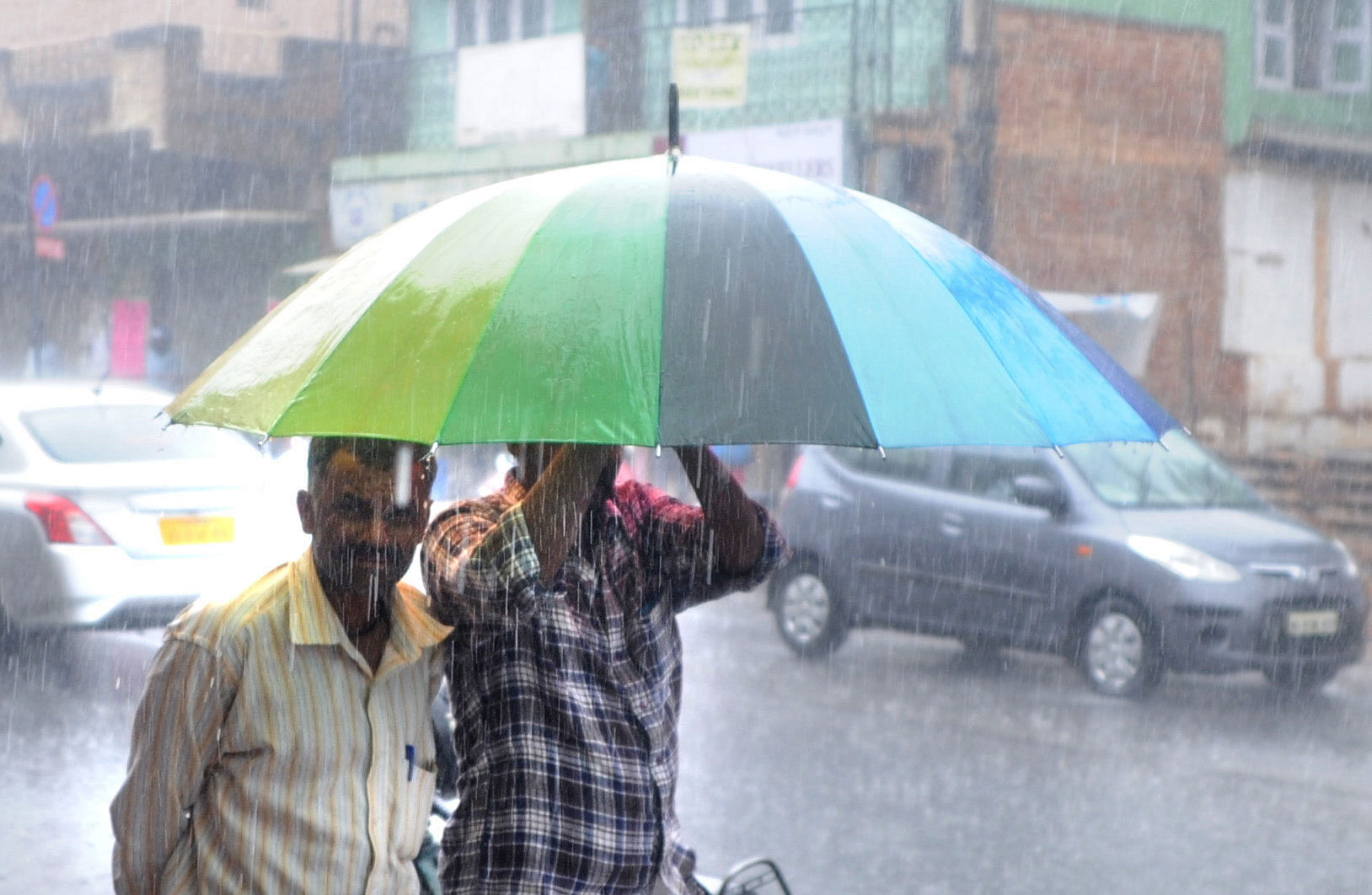 According to India Meteorological Department's (IMD), the country has so far received four per cent more rainfall than normal. DH File Photo.
