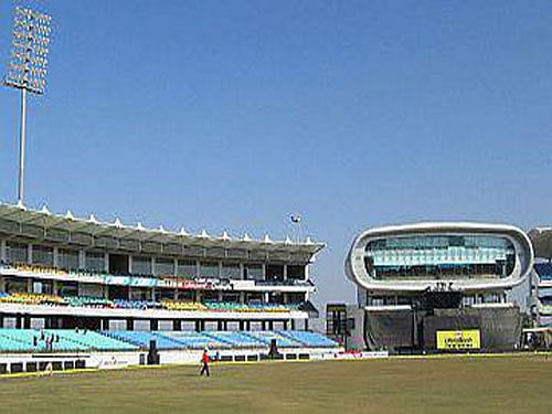 Rajkot will host the first Test of the series from November 9-13, followed by the second Test in Visakhapatnam from November 17-21. Image courtesy Twitter.