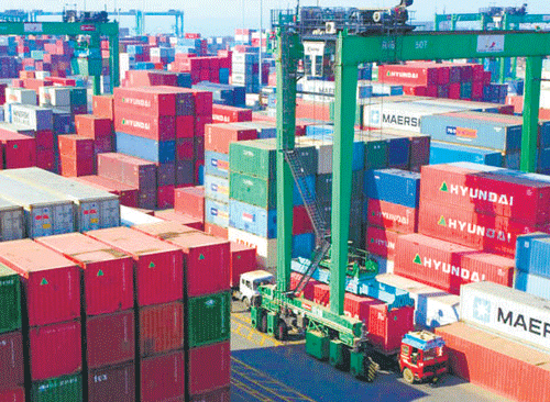 The merchandise exports totalled USD 22.57 billion as against USD 22.28 billion in the same month last year. PTI file photo