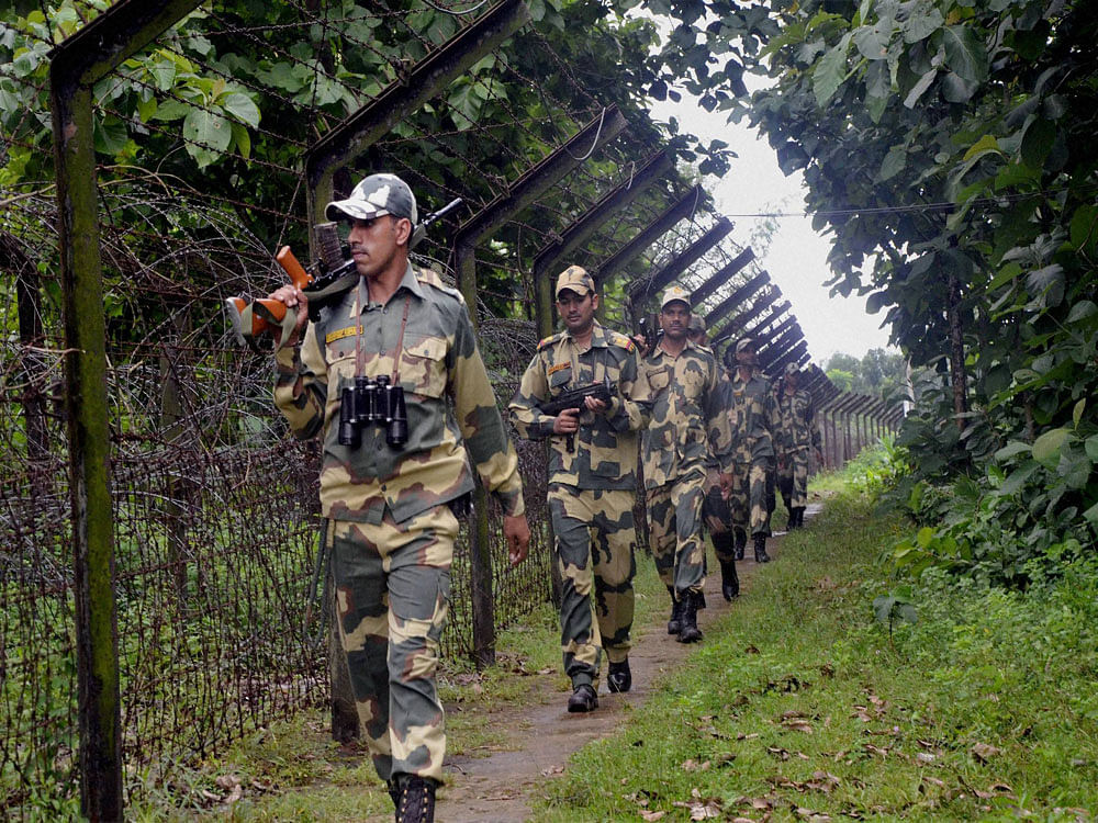 A record number of infiltration bids have been reported this year. There's also a drastic increase in the number of Pakistani intruders killed in action by the BSF, as many as 11 this year until Thursday, on the Pakistan-Punjab border. PTI file photo